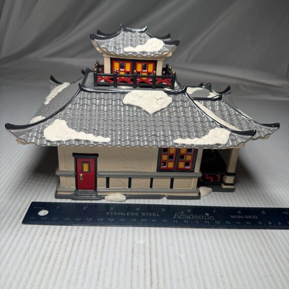Department 56 Snow Village Lucky Dragon Restaurant 56.55011 Vintage READ - Picture 3 of 9